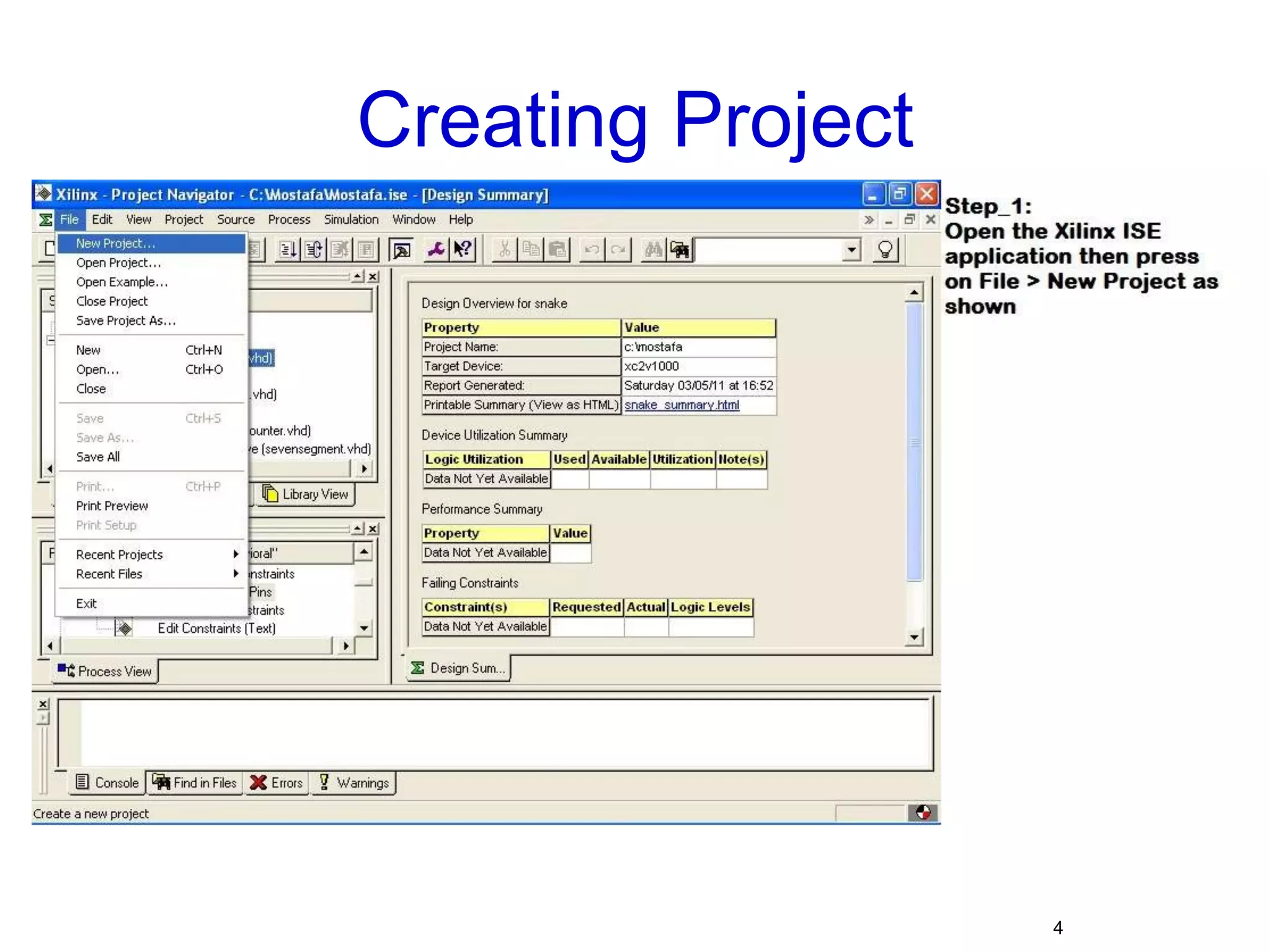 Creating Project4