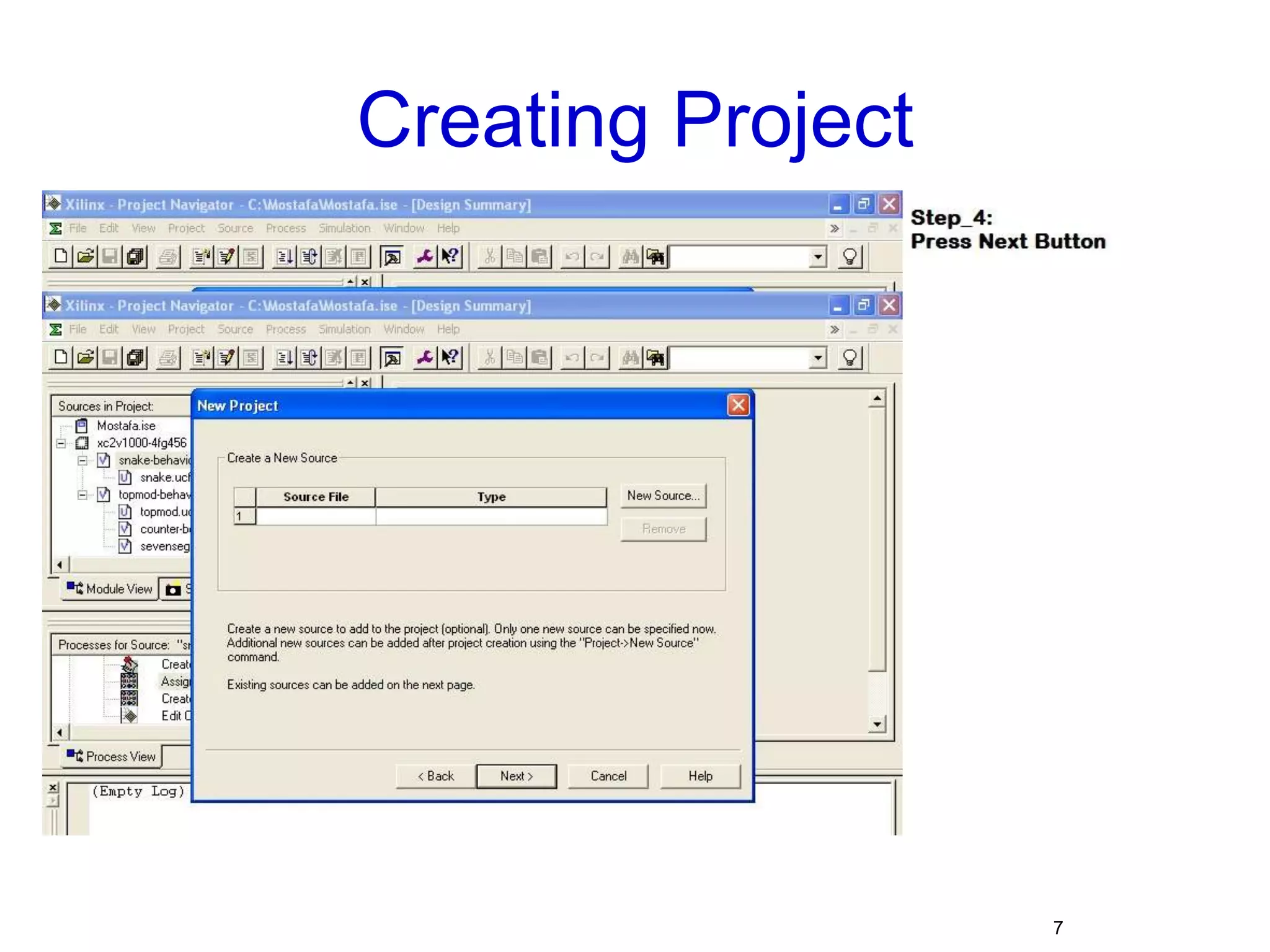 Creating Project7