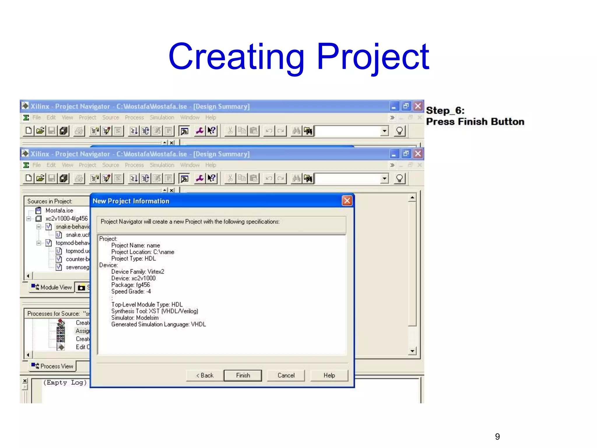 Creating Project9