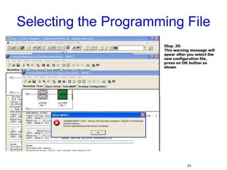 Selecting the Programming File23