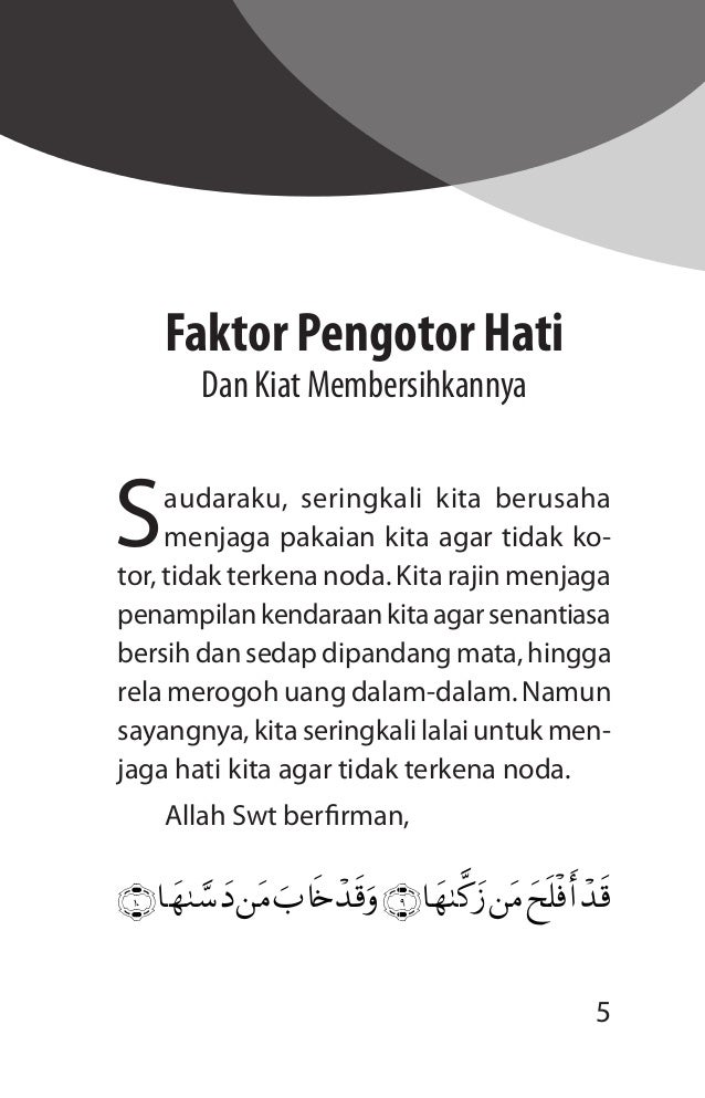 Faktor Pengotor Hati Aa Gym