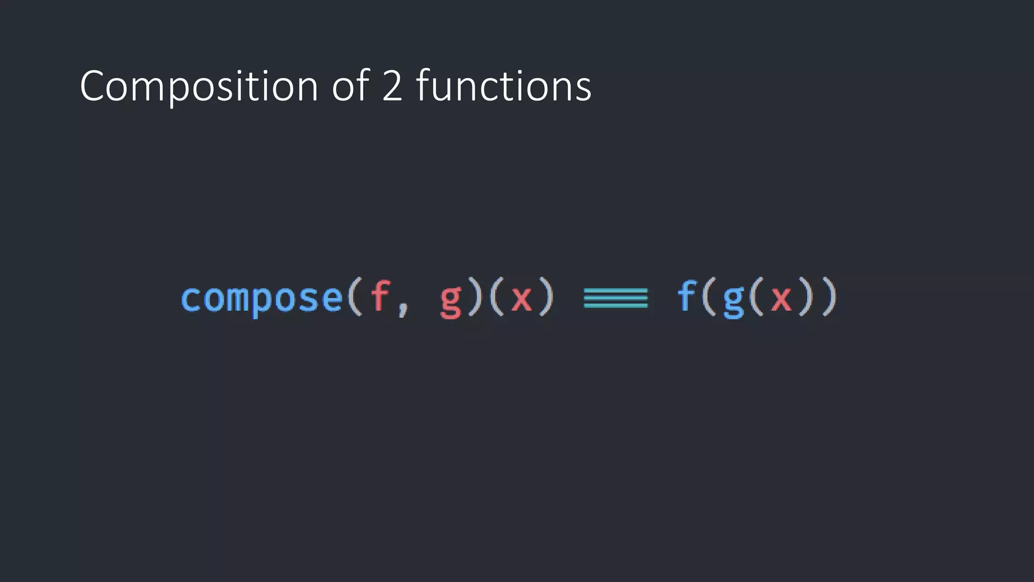 Composition of 2 functions 