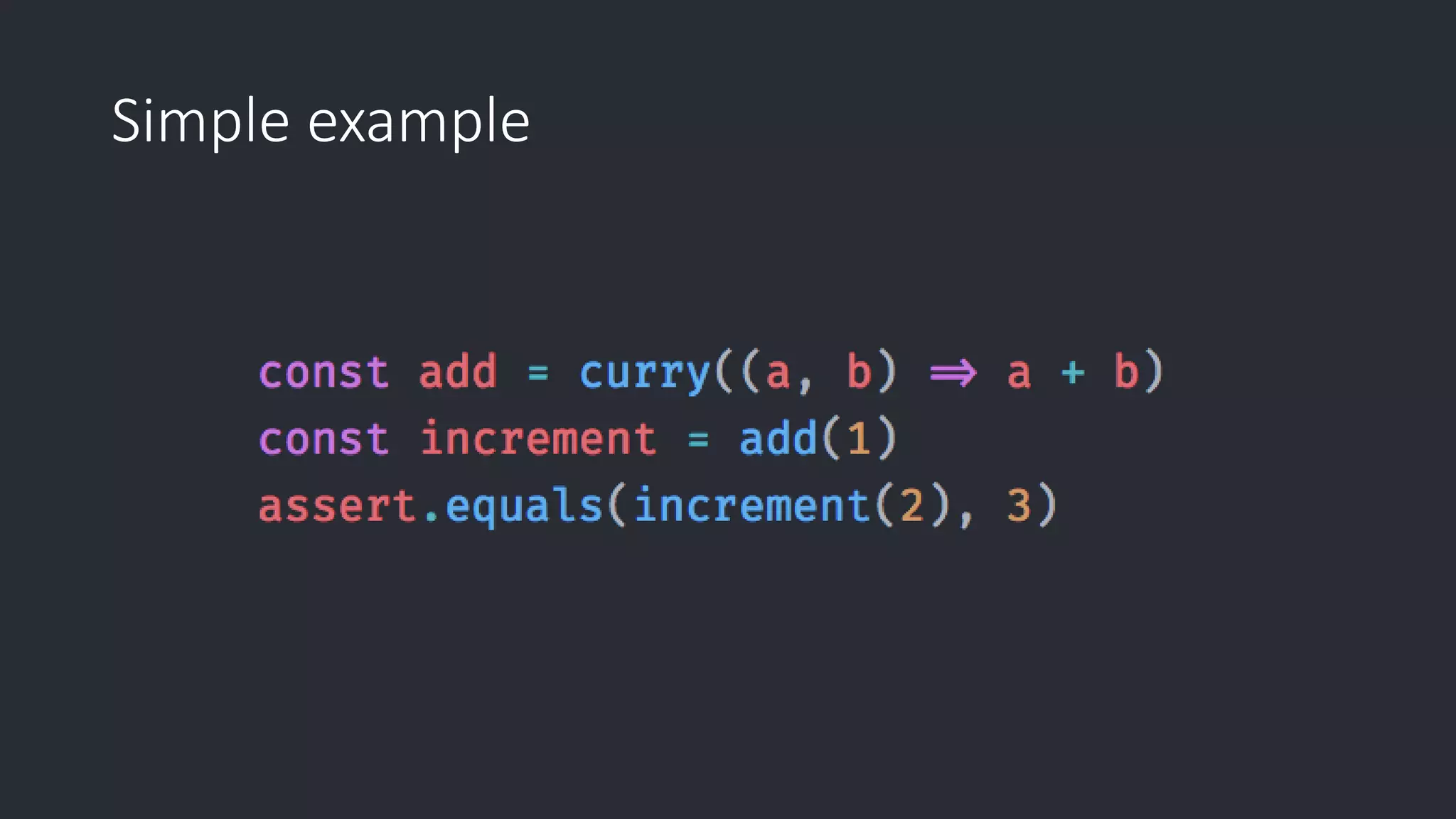 Simple example 