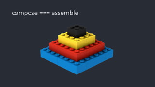 compose === assemble
 