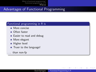 Functional Programming in R | PPT
