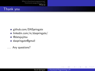 Functional Programming in R | PPT