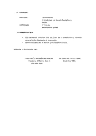 Modelo de plan de gira de observacion 