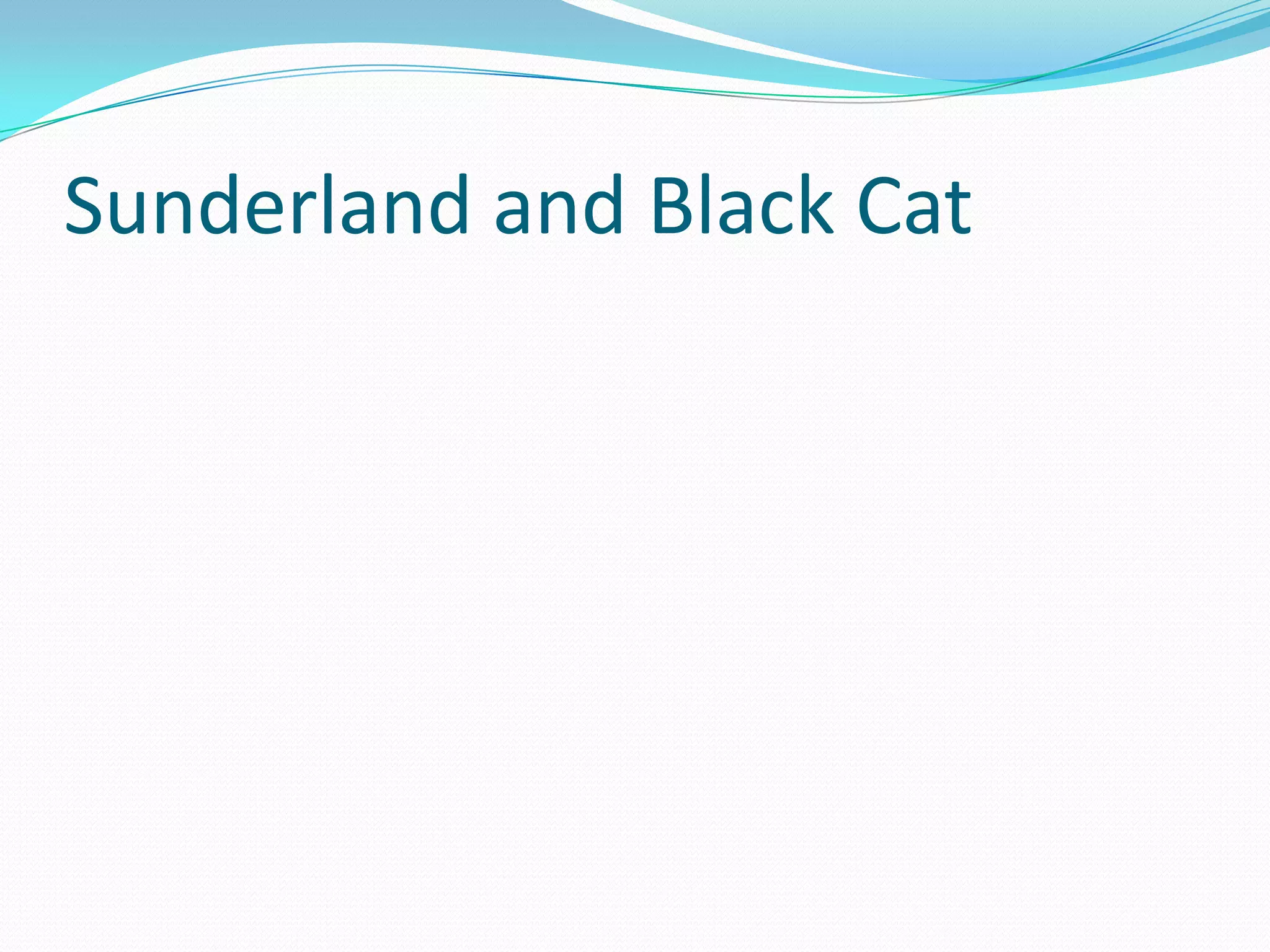 Sunderland and Black Cat