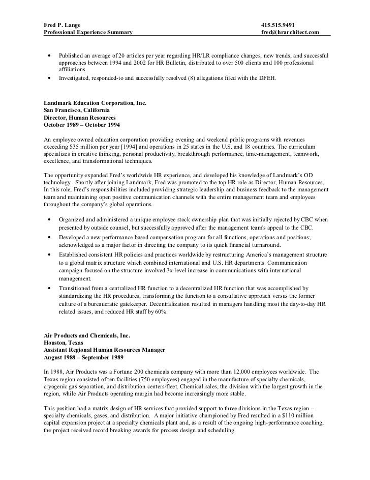 resume writing articles