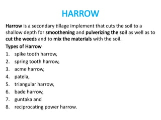 FPM 1 LECTURE 4 TILLAGE AND TILLAGE IMPLEMENT.pptx