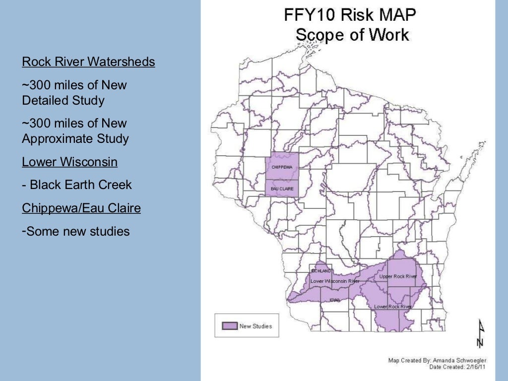 Floodplain Mapping Status in Wisconsin