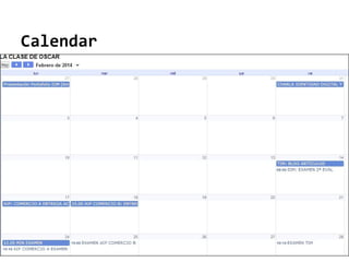 Calendar

 