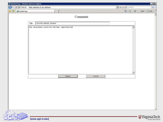 Web address to be defined