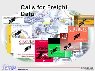 Calls for Freight Data 2000 2002 2002 2003 2003 2005 2006 2007