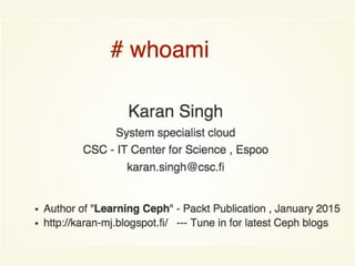 CEPH introduction , Bootstrapping your first Ceph cluster in just 10 minutes