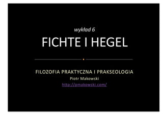 FPP 5 - Fichte i Hegel