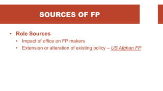 Foreign Policy and Level of Analysis Problem | PPTX