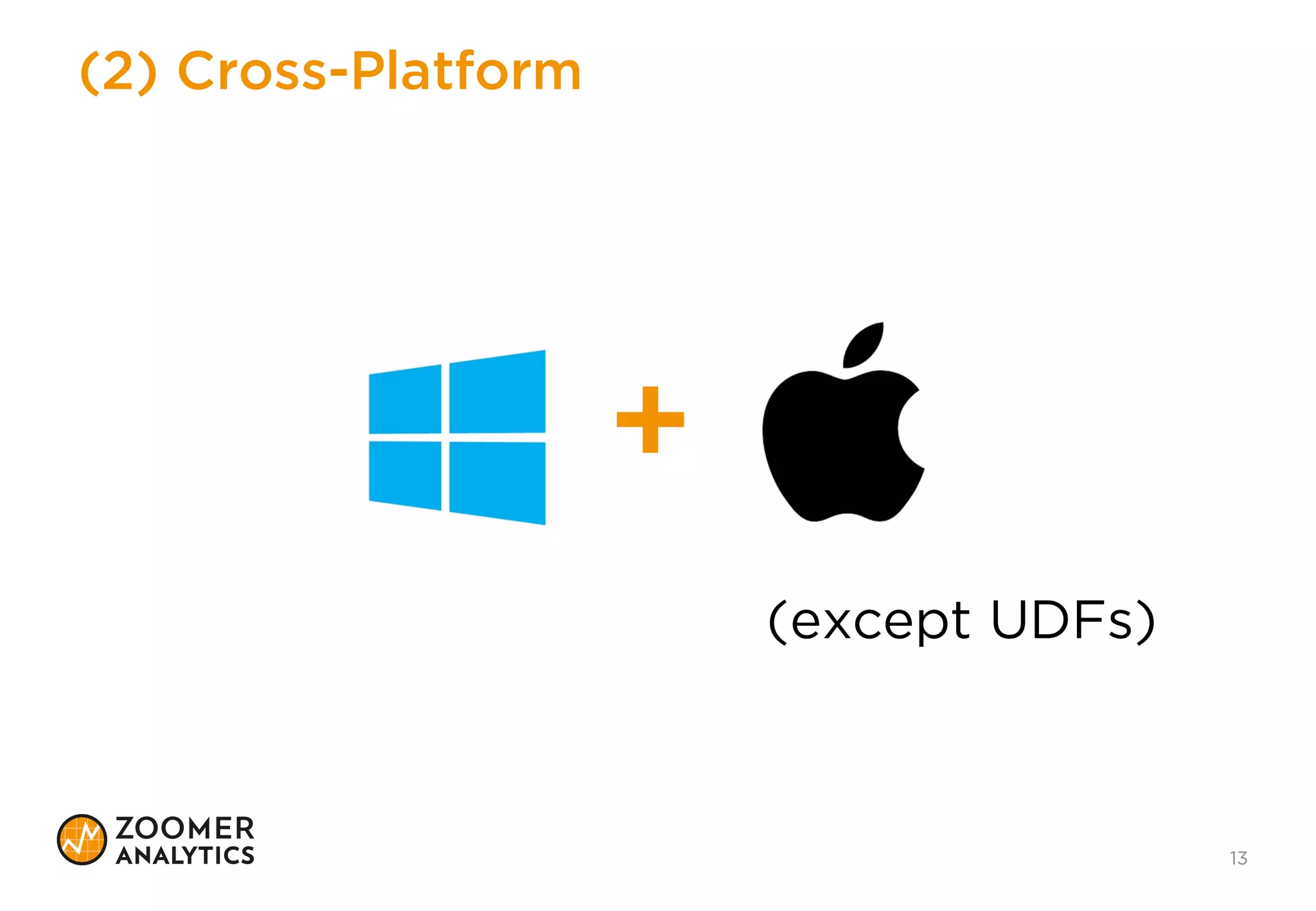 (1) Easy Installation
13
• pip/conda install xlwings
• included in:
 
