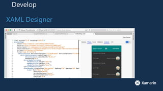 Develop
XAML Designer
 