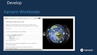 Develop
Xamarin Workbooks
 