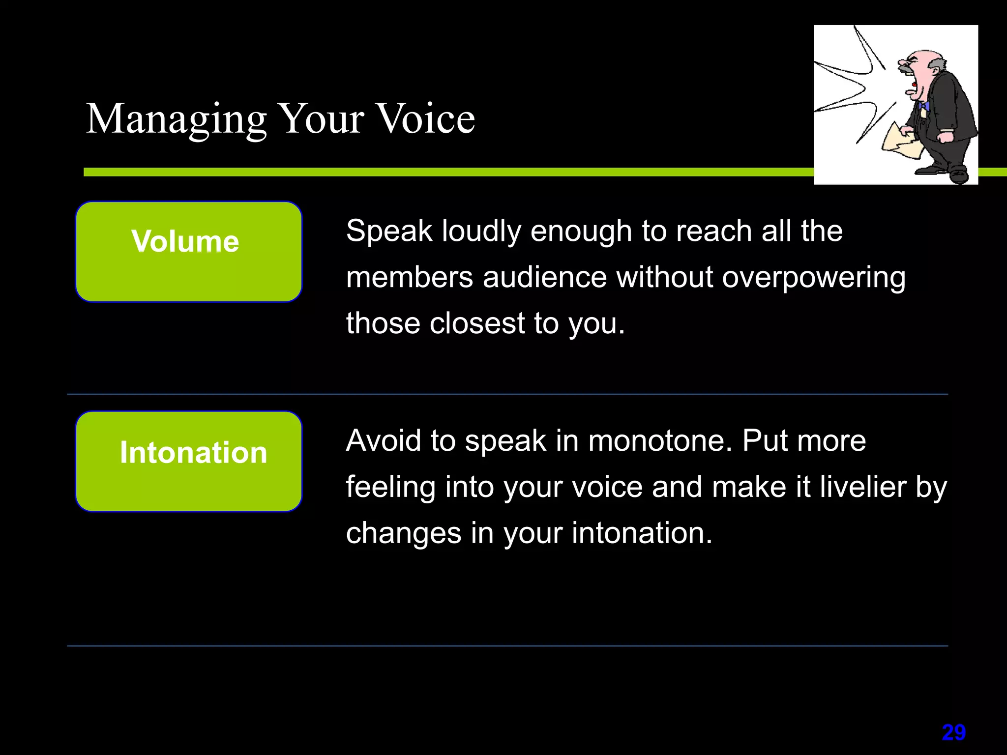 Presentation DesignKey Rules when Creating Bulleted Text:Use one concept per slide 