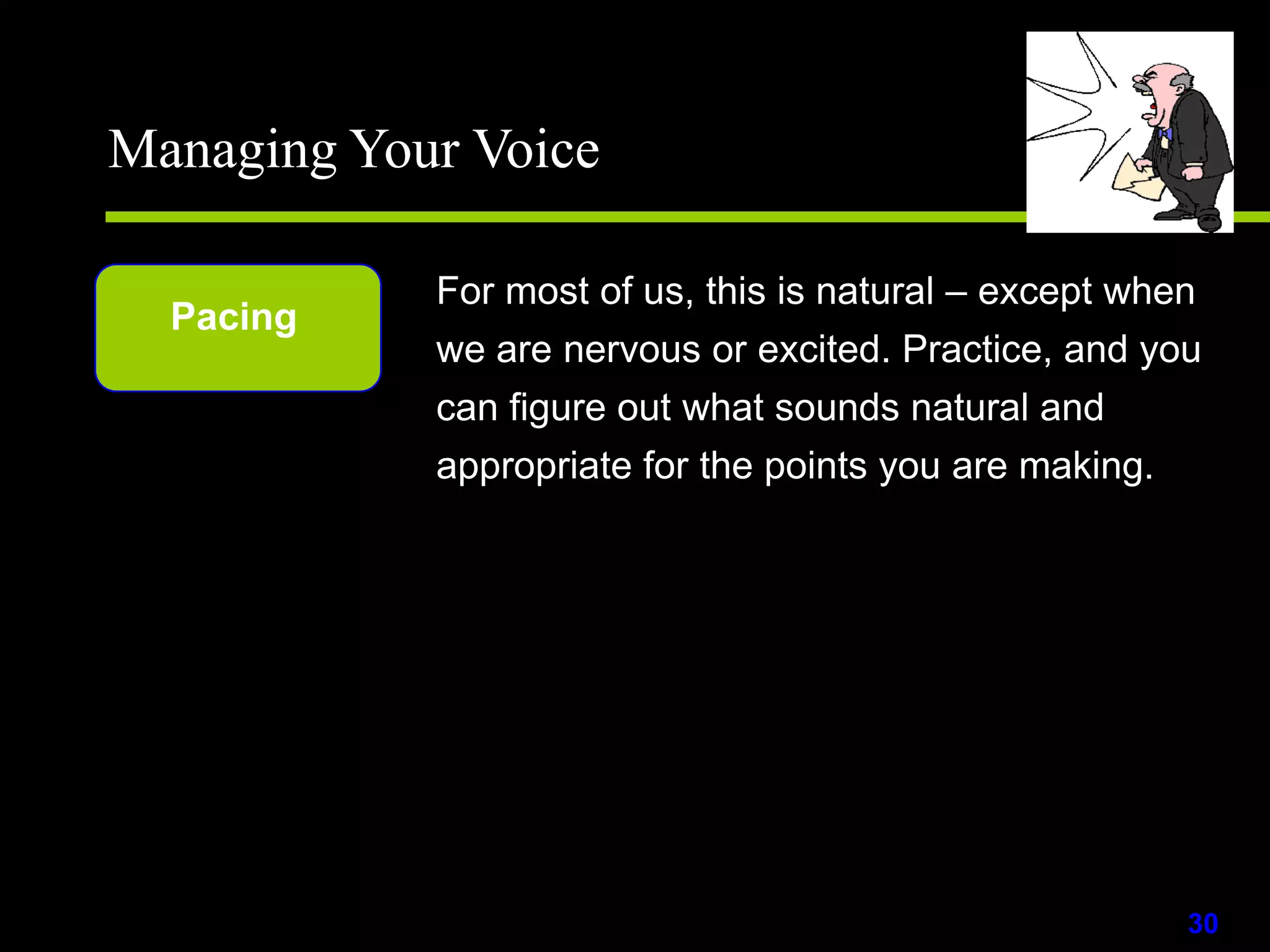 Use key words and phrases