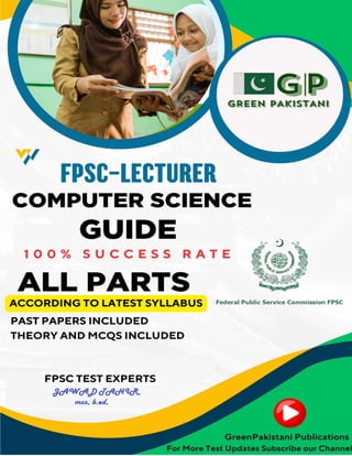FPSC Lecturer Computer Science Guide Sample | PDF