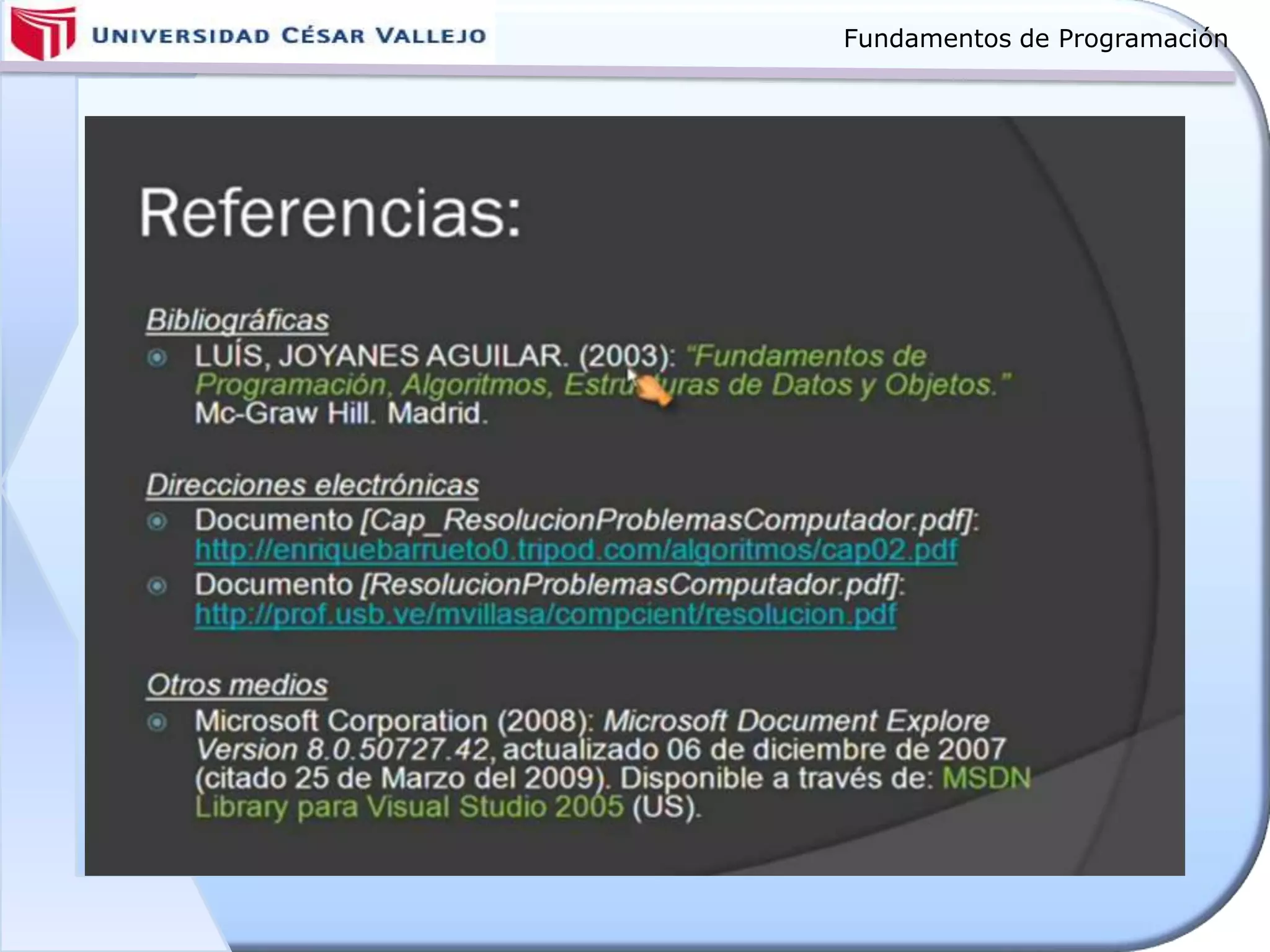 Fundamentos de Programación
 