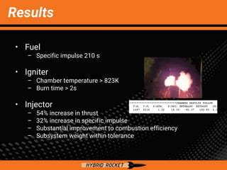 Hybrid Rocket Final Presentation | PPTX