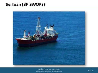 Seillean (BP SWOPS)




                                                                Page 10
              ©2011 Endeavor Management. All Rights Reserved.
 