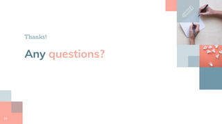 Thanks!
Any questions?
26
 
