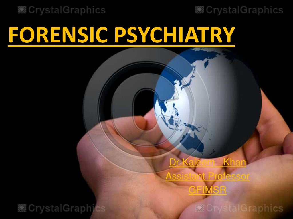 Forensic psychiatry