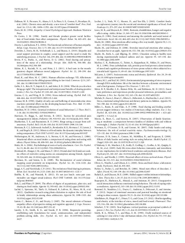 Fpsyg 05 00032 Psychology And Food Preference