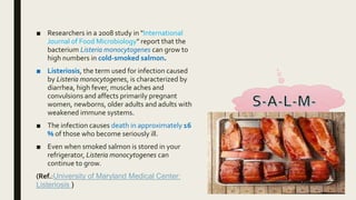 Problems of consumption smoked fish products | PPTX