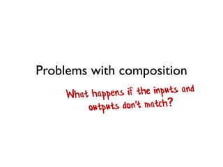 Problems with composition
 