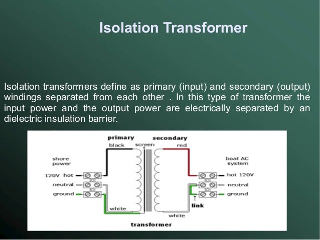How does an isolating transformer work?