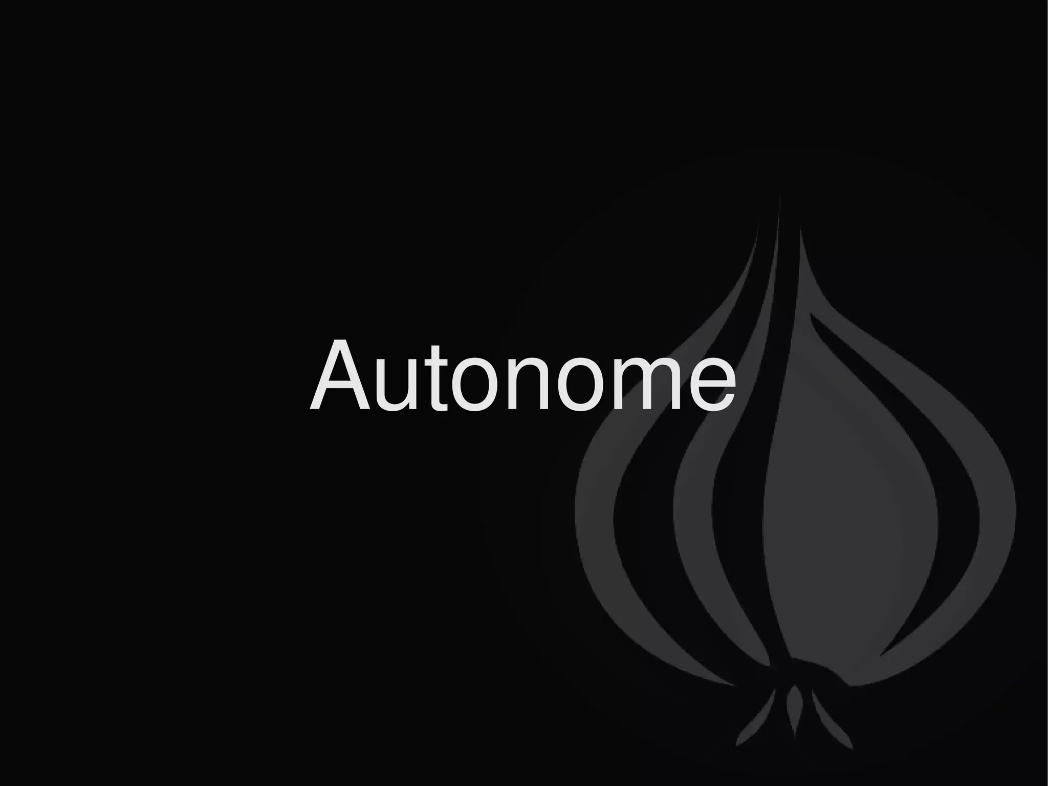 Autonome 