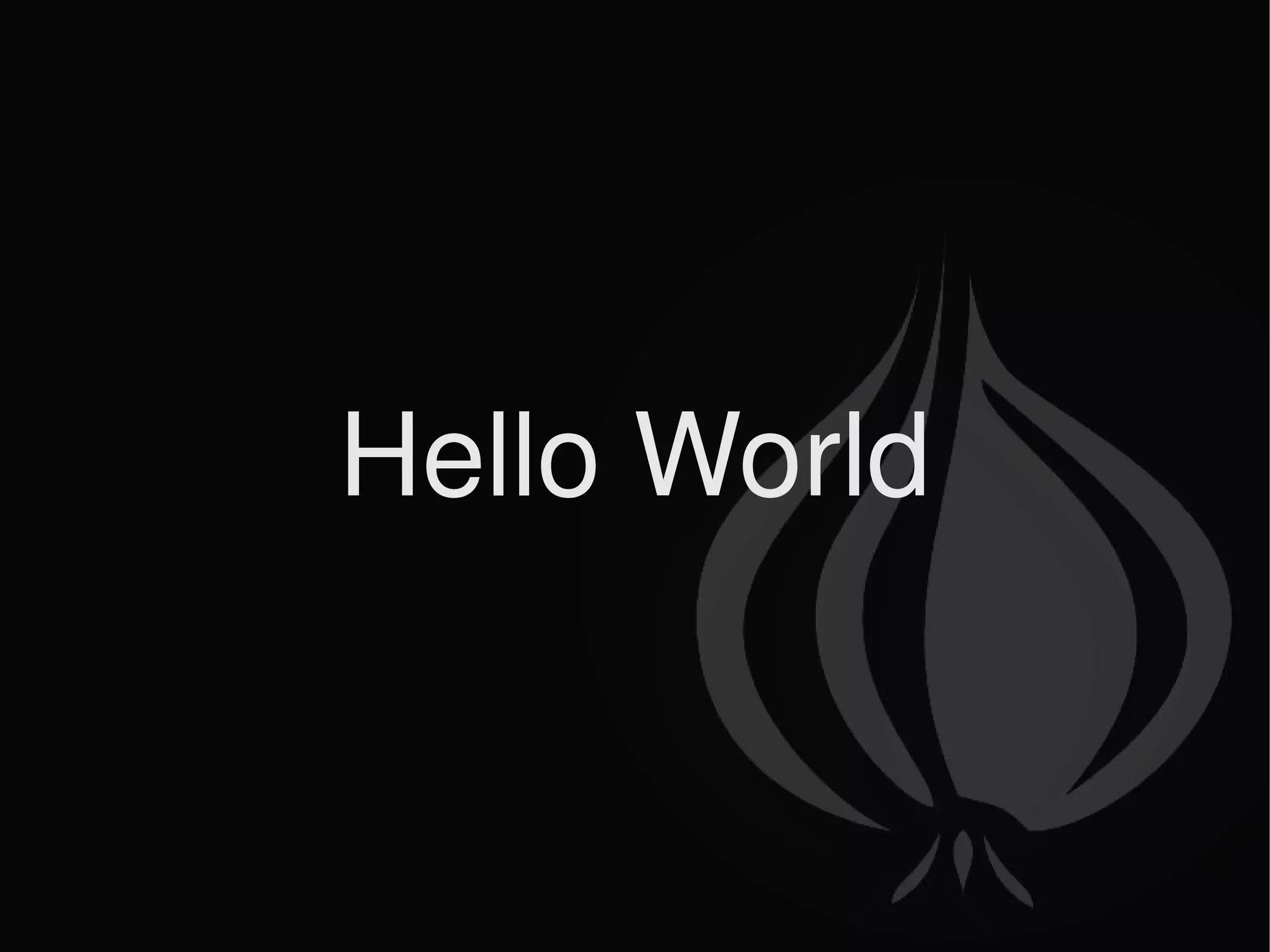Hello World 