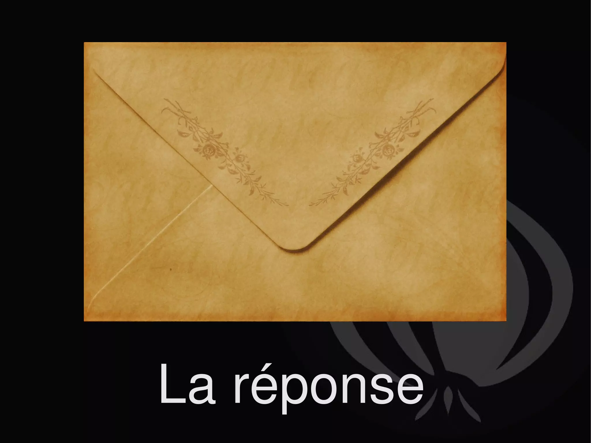 La réponse   