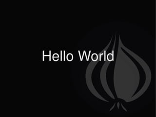 Hello World 