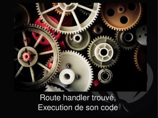 Route handler trouvé,  Execution de son code  