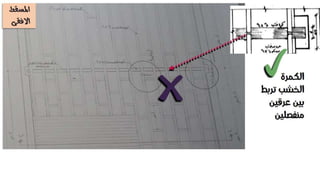 تعقيب على تمرين الاسقف الخشبية - انشاء معمارى 2