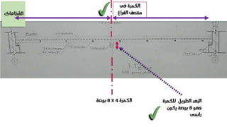 تعقيب على تمرين الاسقف الخشبية - انشاء معمارى 2