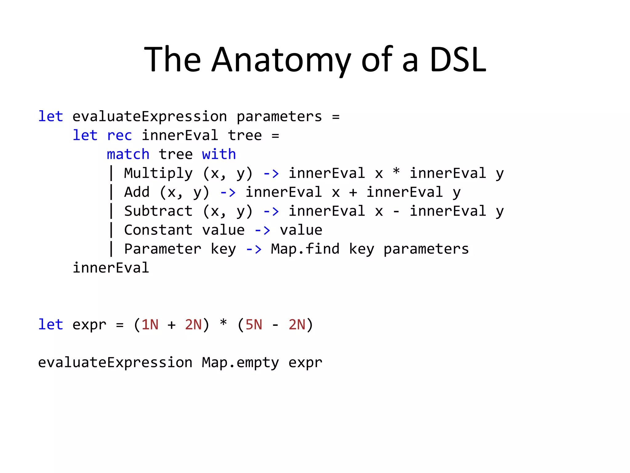 Uniform “look and feel” across many DSLs