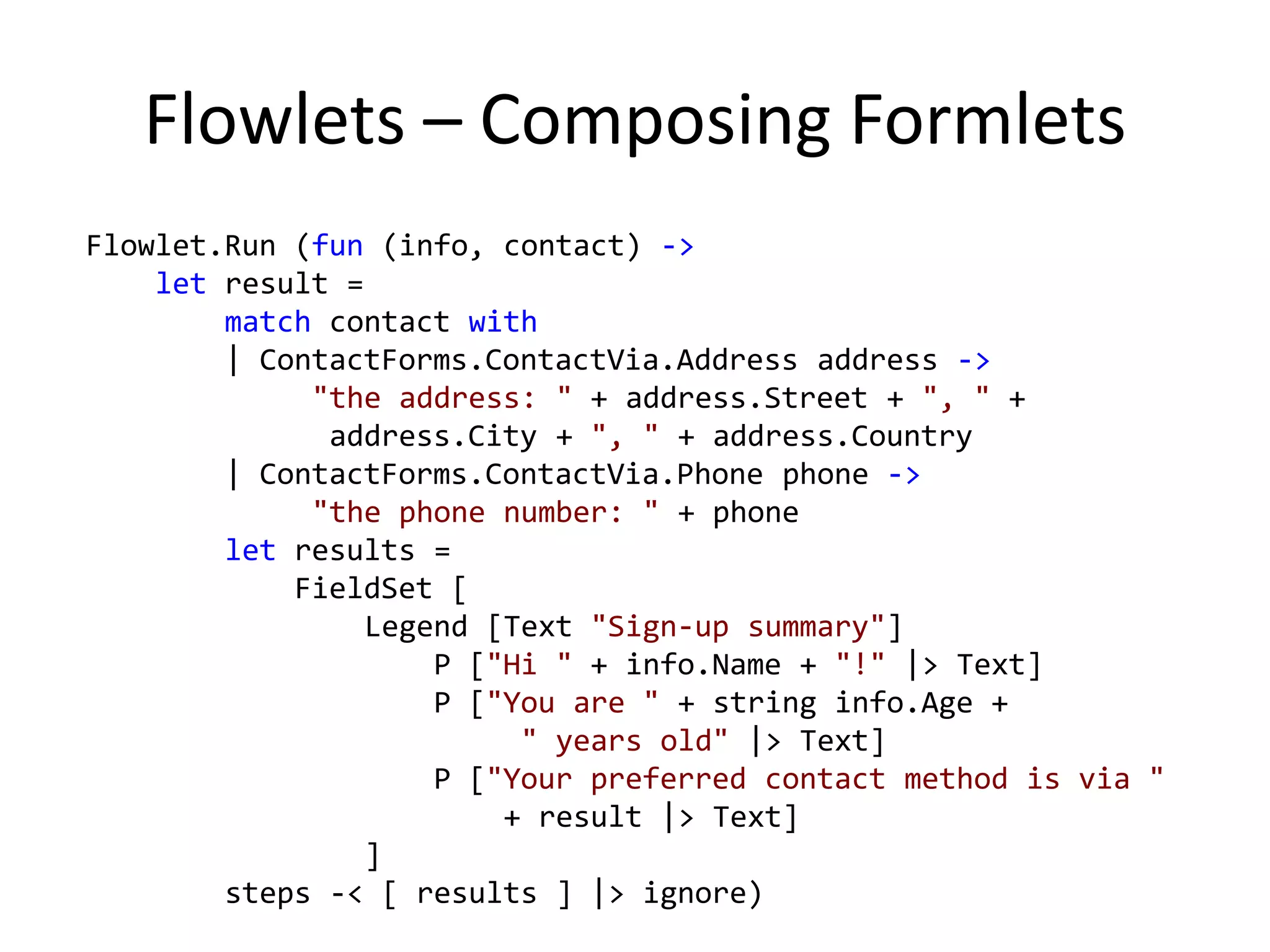 Why a DSL for HTML ?HTML has a tree like structureWe need be able to generate and manipulate this tree in an abstract, type safe way