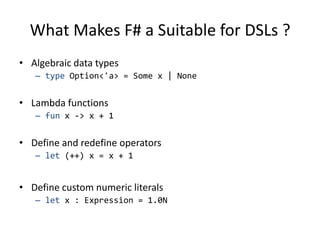 History of Haskell: Combinator LibrariesAnother productive way to think of a combinator library is as a domain-specific language (DSL) for describing values of a particular type.