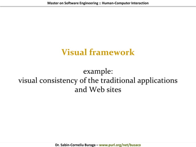 HCI 2014 (5 of 10): UI Design. From Design Patterns to Flow | PPT