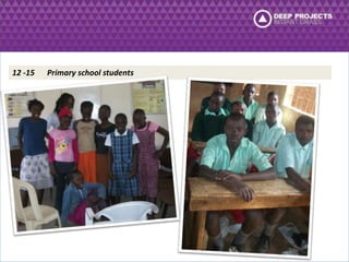 12 -15 Primary school students 
 