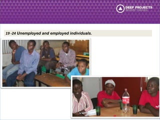 19 -24 Unemployed and employed individuals. 
 