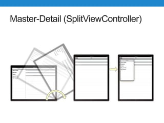 Master-Detail (SplitViewController)
 